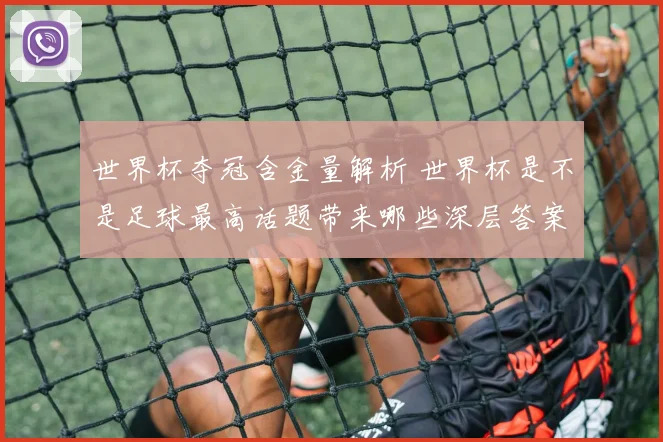 世界杯夺冠含金量解析 世界杯是不是足球最高话题带来哪些深层答案